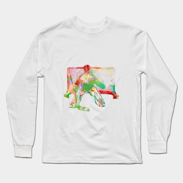 Ringette goalie Long Sleeve T-Shirt by RosaliArt